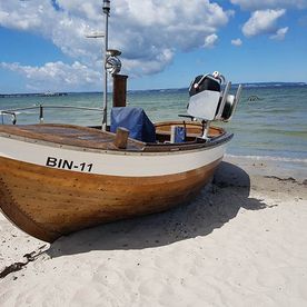 Fischerei, Stellnetzfischerei, Fischereibetrieb Kuse im Ostseebad Binz