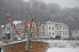 Fischerei, Stellnetzfischerei, Fischereibetrieb Kuse im Ostseebad Binz