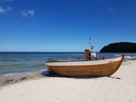 Fischerei, Stellnetzfischerei, Fischereibetrieb Kuse im Ostseebad Binz