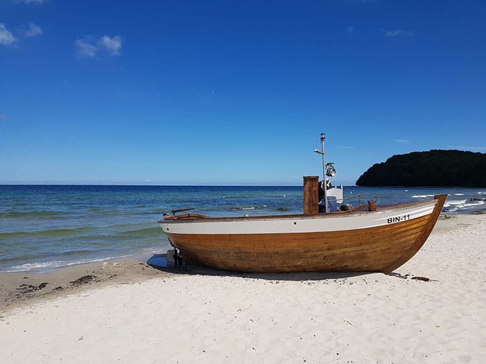 Fischerei, Stellnetzfischerei, Fischereibetrieb Kuse im Ostseebad Binz