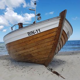 Fischerei, Stellnetzfischerei, Fischereibetrieb Kuse im Ostseebad Binz